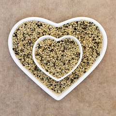 Image showing Hulled Hemp Seed Super Food