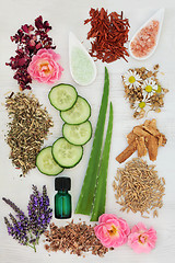 Image showing Ingredients for Skincare and Body Care