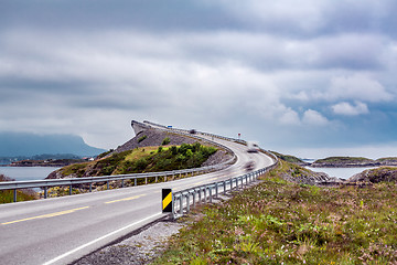 Image showing Atlantic Ocean Road Norway