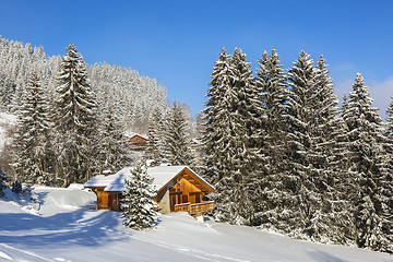 Image showing Chalet in Winter