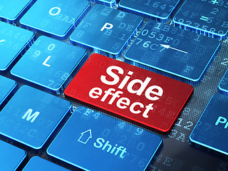 Image showing Medicine concept: Side Effect on computer keyboard background