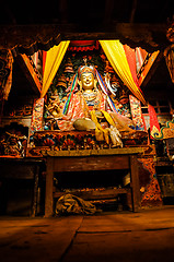 Image showing Large golden Buddha