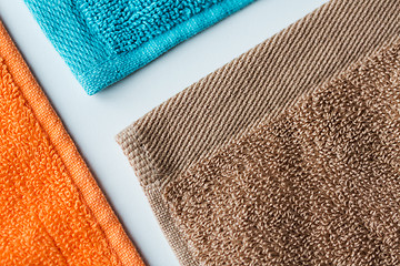 Image showing close up of bath towels