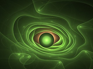 Image showing Green abstract
