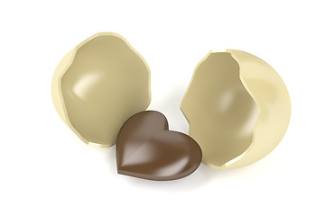 Image showing Chocolate heart