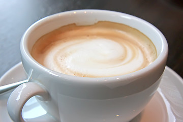 Image showing Coffee with foam