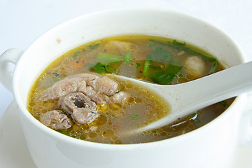 Image showing Oxtail soup
