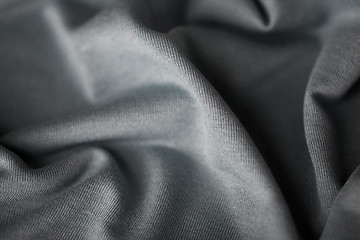 Image showing close up of gray textile or fabric background