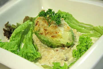 Image showing Avocado crab salad