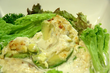 Image showing Avocado crab salad