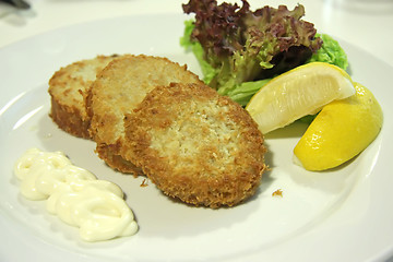 Image showing Crab cakes