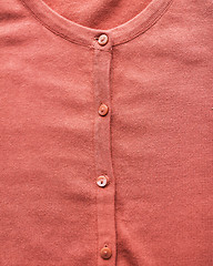 Image showing close up of cardigan