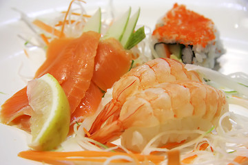 Image showing Assorted sushi