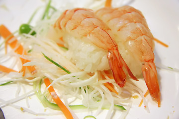 Image showing Ebi sushi