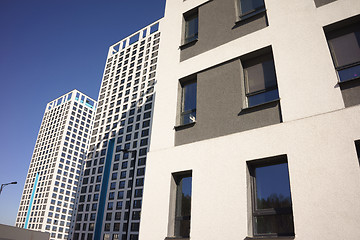 Image showing Apartment Complex with Windows