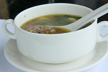 Image showing Oxtail soup