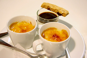 Image showing Creme brulee