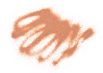 Image showing pile of red sand