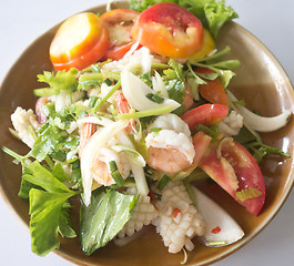 Image showing noodle glass salad