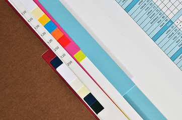 Image showing Print paper sample book