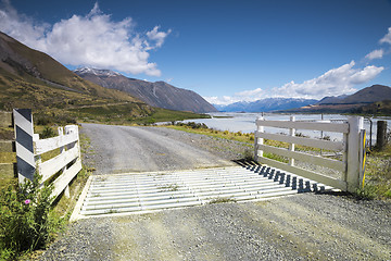 Image showing beautiful landscape in the south part of New Zealand