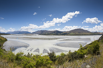 Image showing beautiful landscape in the south part of New Zealand