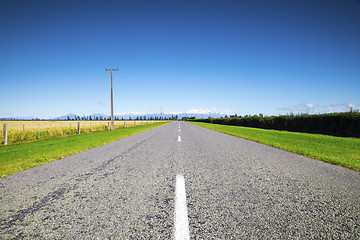 Image showing road to horizon