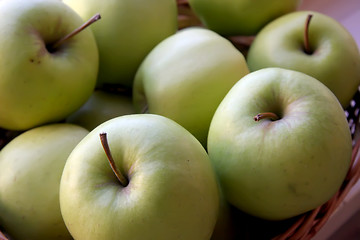 Image showing Green apples