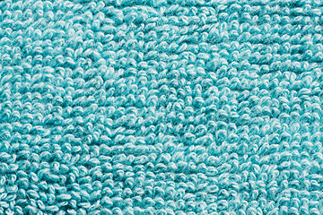 Image showing close up of bath towel terrycloth background