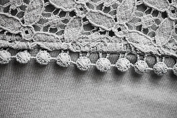 Image showing close up of lace textile or clothing item