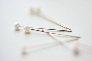 Image showing many sewing pins
