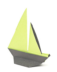 Image showing origami boat