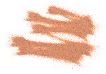 Image showing pile of red sand