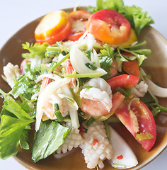 Image showing noodle glass salad