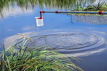 Image showing Take samples of water for laboratory testing.