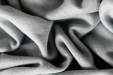 Image showing close up of gray textile or fabric background