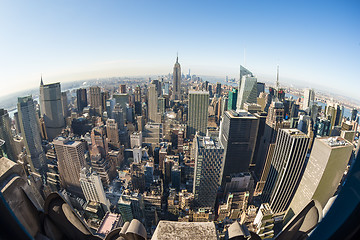 Image showing New York City Manhattan skyline.