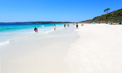 Image showing Vacation paradise Idyllic beach in summer