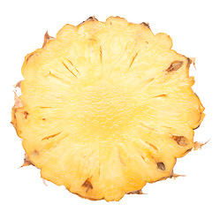 Image showing slice of pineapple