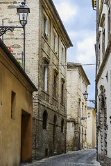 Image showing Narrow street in San Severino