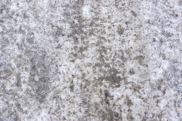 Image showing Dirty background of ground with snow in winter