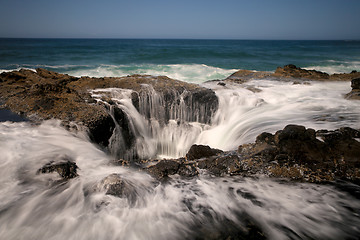 Image showing Water Spout Thors Well Oregon Coast