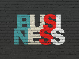 Image showing Finance concept: Business on wall background