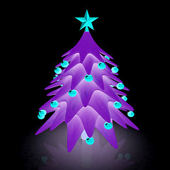 Image showing Christmas tree. 3d illustration