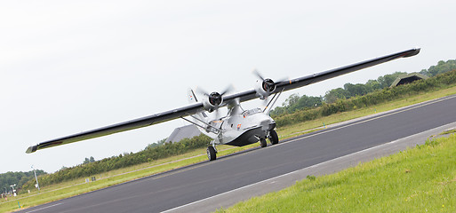 Image showing LEEUWARDEN, NETHERLANDS - JUNE 11: Consolidated PBY Catalina in 