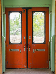 Image showing Old empty train carriage