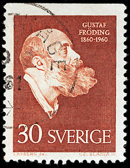 Image showing Gustaf Froding Stamp