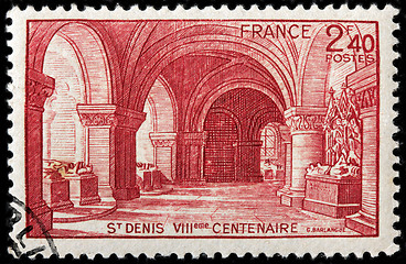 Image showing Saint Denis Basilica Stamp