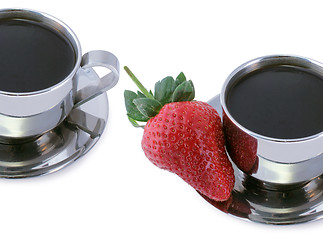 Image showing Strawberry and Coffee 