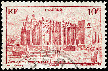 Image showing Great Mosque of Djenne Stamp